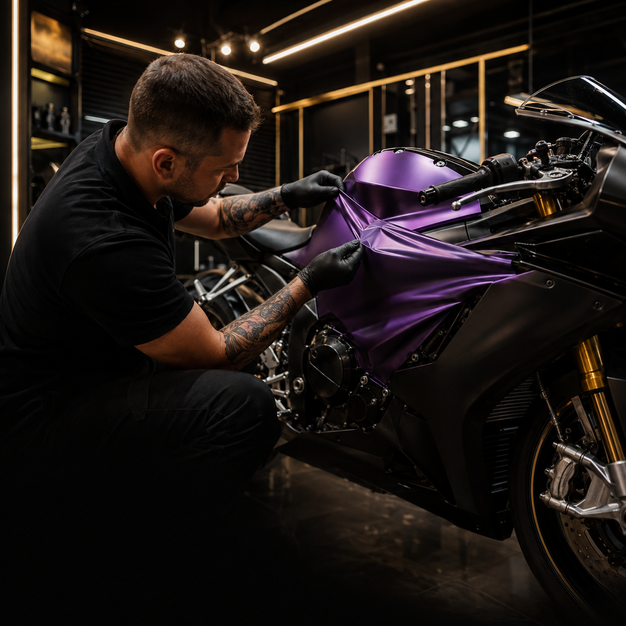 Covering moto Pole Cover
